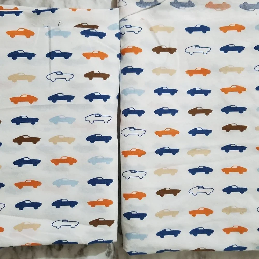 Fabric Cotton Cars 2 Remnants 2 3/4 and 2 Yards 28-29